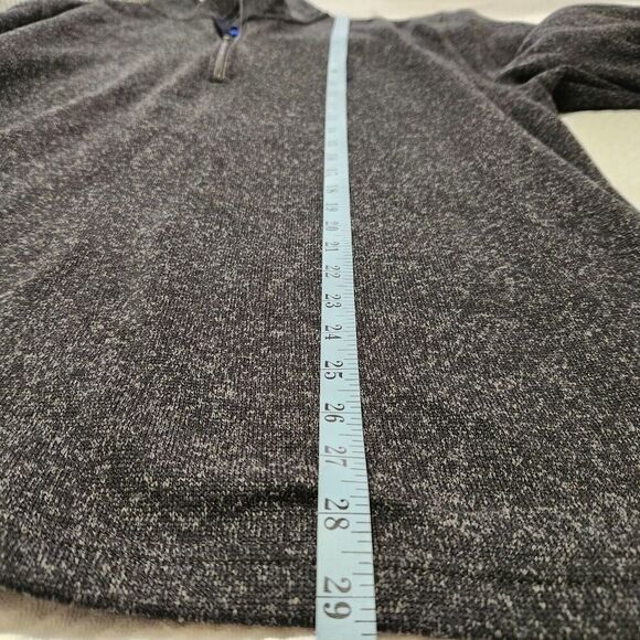 Nautica Sweater Size XL Color Gray Charcoal Zip On Front - Picture 7 of 12